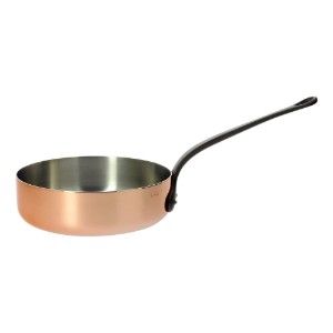 Sauteerpan, koper-roestvrij staal, 20cm/1,8L, "Inocuivre First Classe" - de Buyer