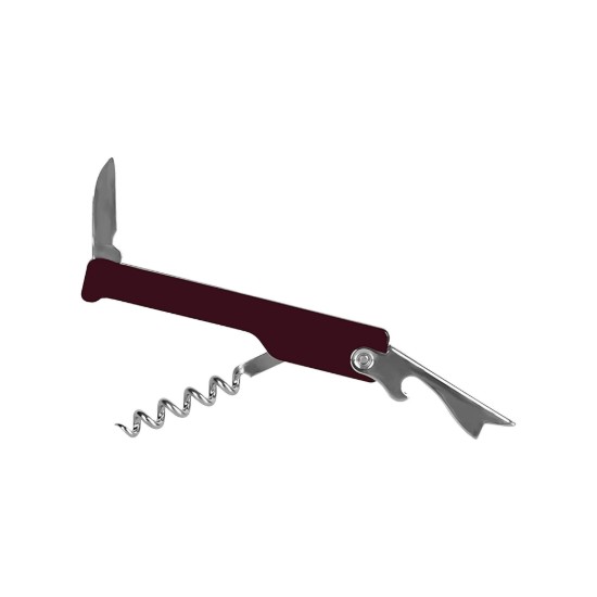  Cavatappi 3 in 1 "Waiter's Tool", <<Burgundy>> - Grunwerg