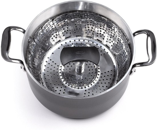 Steam cooking basket, stainless steel, 18-28 cm - OXO