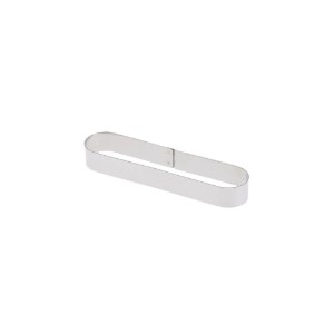 Stampo per crostate, acciaio inossidabile, 14,5 x 3,5 cm - marchio "de Buyer".