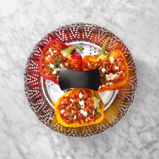 Steam cooking basket, stainless steel, 18-28 cm - OXO