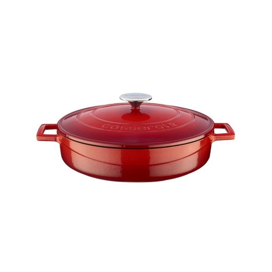Cazo, hierro fundido, 24 cm, gama "Folk", rojo - marca LAVA
