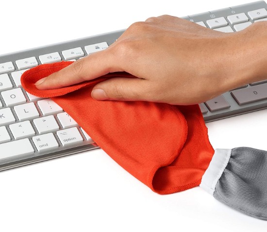 3-piece cleaning set for keyboard and laptop screen, nylon & microfiber - OXO