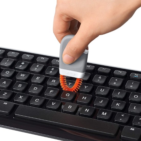 3-piece cleaning set for keyboard and laptop screen, nylon & microfiber - OXO