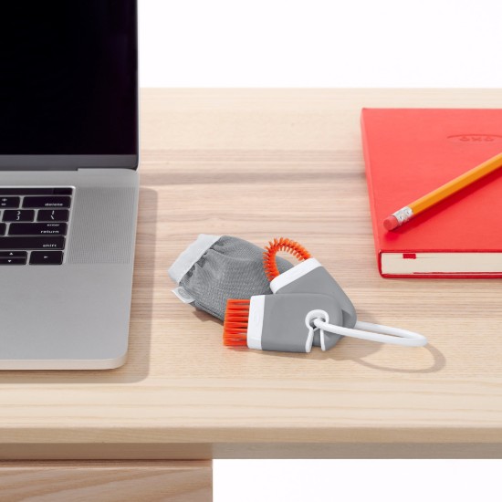 3-piece cleaning set for keyboard and laptop screen, nylon & microfiber - OXO