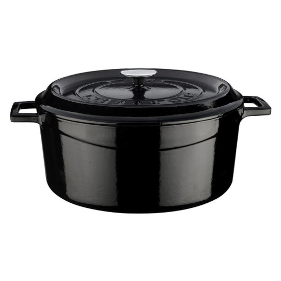 Casseruola, ghisa, 32 cm, linea "Trendy", nera - marca LAVA