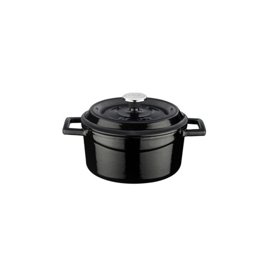 Pentola, serie "Trendy", ghisa, 16 cm, nera - marca LAVA