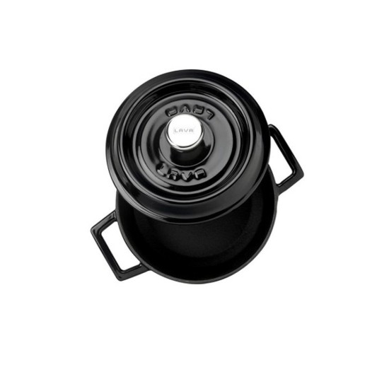 Pentola, serie "Trendy", ghisa, 16 cm, nera - marca LAVA