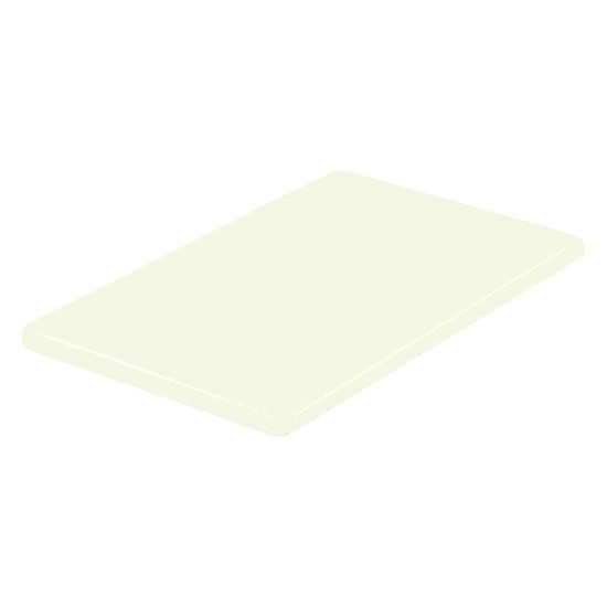 Cutting board, plastic, 60 x 40 cm, white - "de Buyer" brand