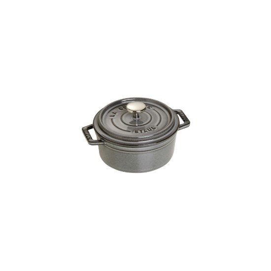 Cocotte kookpot, gietijzer, 12cm/0.4L, Graphite Grey - Staub