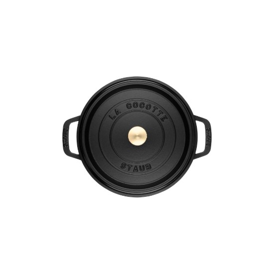 Cocotte κατσαρόλα, μαντεμένιο, 18 cm/1.7L, Black - Staub