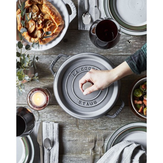 Pentola Cocotte in ghisa, 24 cm/3,8 l, Graphite Grey - Staub