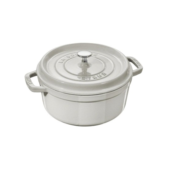 Μαντεμένιο σκεύος Cocotte, 24cm/3,8L, White Truffle - Staub
