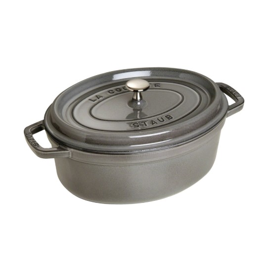 Pentola ovale Cocotte, ghisa, 29cm/4.2L, Graphite Grey - Staub