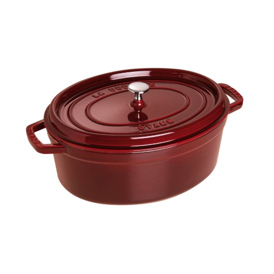 Oala Cocotte ovala, fonta, 29cm/4,2L, Grenadine - Staub