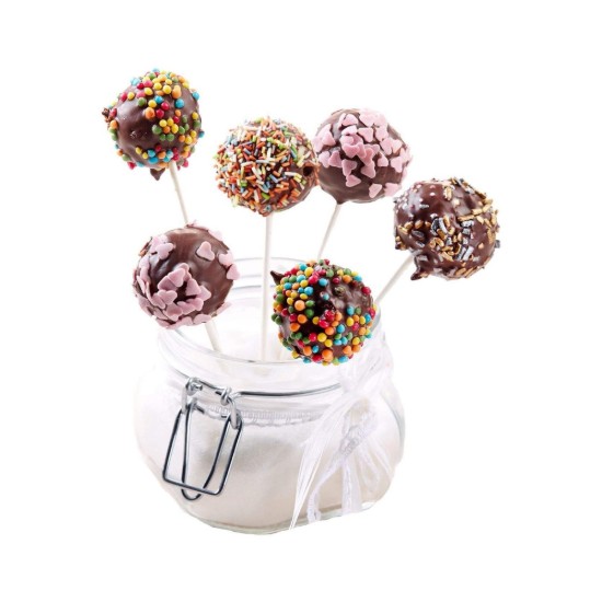Set di 48 bastoncini Cake Pops, 15 cm, plastica - Westmark