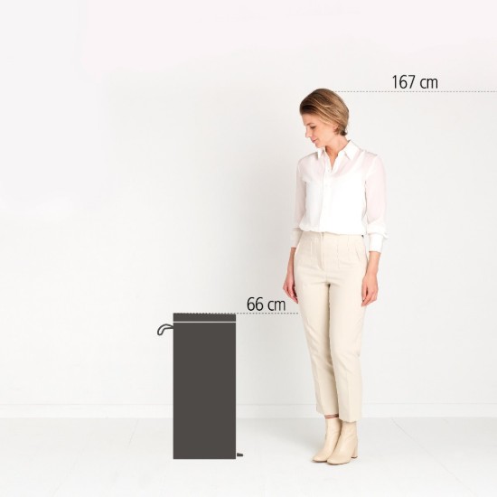 Prullenbak "Flatback Plus" met pedaal, 30 L, Mat Staal - Brabantia