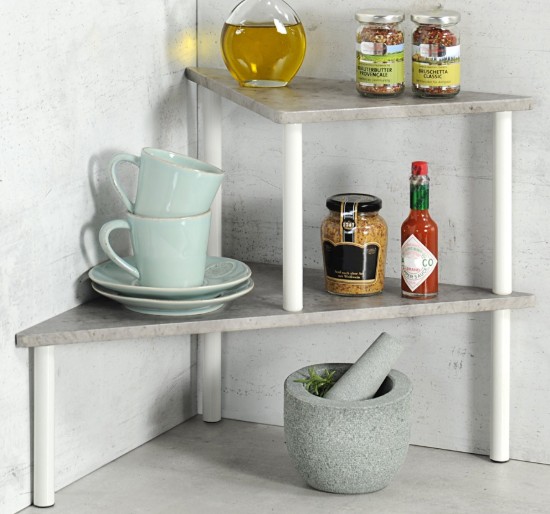 2-tier kitchen shelf, 53 × 38 × 38 cm - Kesper
