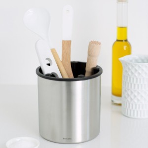 Portautensili da cucina, acciaio inox, 15 cm - Brabantia