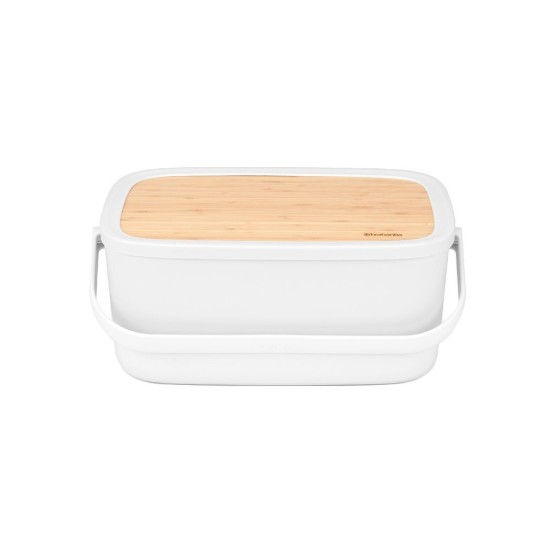Brooddoos met bamboe deksel, 25,5 x 39,5 cm, Lichtgrijs - Brabantia