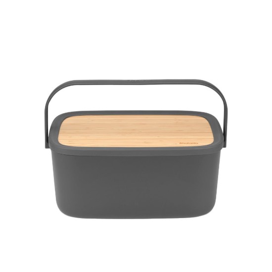 Brooddoos met bamboe deksel, 25,5 x 39,5 cm, Donkergrijs - Brabantia