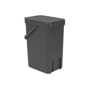 Pattumiera "Sort&Go", plastica, 12 L, Grigio - Brabantia