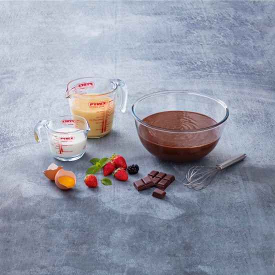 Set di 3 ciotole, in vetro resistente al calore, "Classic" - Pyrex