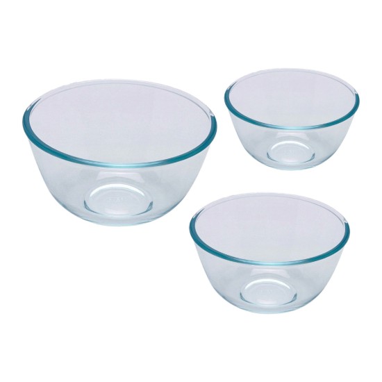 Set di 3 ciotole, in vetro resistente al calore, "Classic" - Pyrex