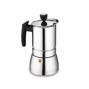 Macchina per caffè espresso "Cafe Ole Classic" in acciaio inox, 360 ml - Grunwerg 