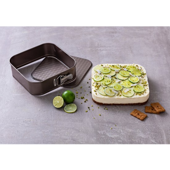 Vierkante bakvorm, met afneembare bodem, "ASIMETRIA", 24 cm, koolstofstaal - Pyrex