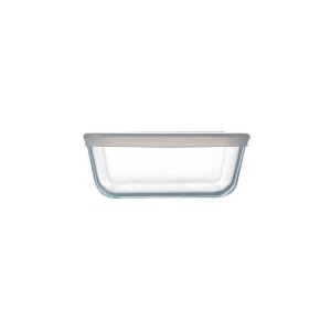 "Cook & Freeze" square food container, made of heat-resistant glass, 2 L, with plastic lid - Pyrex
