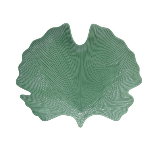 "Leaves Light Green" porseleinen schotel, 35 x 29 cm - Easy Life 