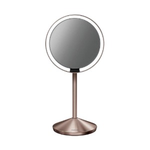 Specchio per il trucco con sensore, 11,5 cm, Rose Gold - simplehuman