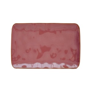 Porseleinen schotel, 27 x 19 cm, "Interiors Burgundy" - Easy Life