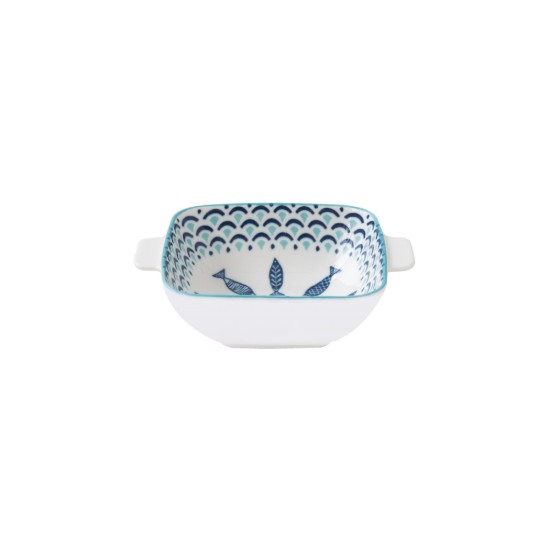 Tigela de porcelana com asas, 15 x 12 cm, "Sea Shore" - Easy Life