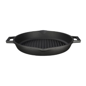 Grillpan, 30 cm, gietijzer / 2,2 l - merk LAVA