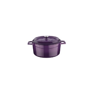 Mini-saucepan, cast iron, 12 cm/0.53L, Trendy, Purple - LAVA