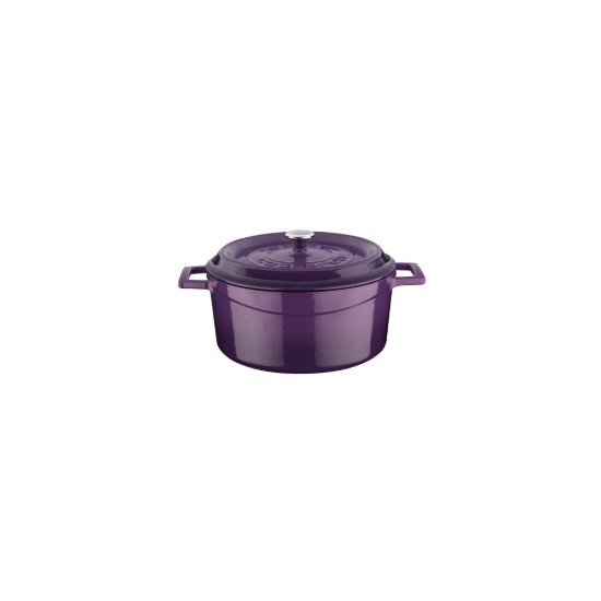 Mini-saucepan, cast iron, 12 cm/0.53L, Trendy, Purple - LAVA