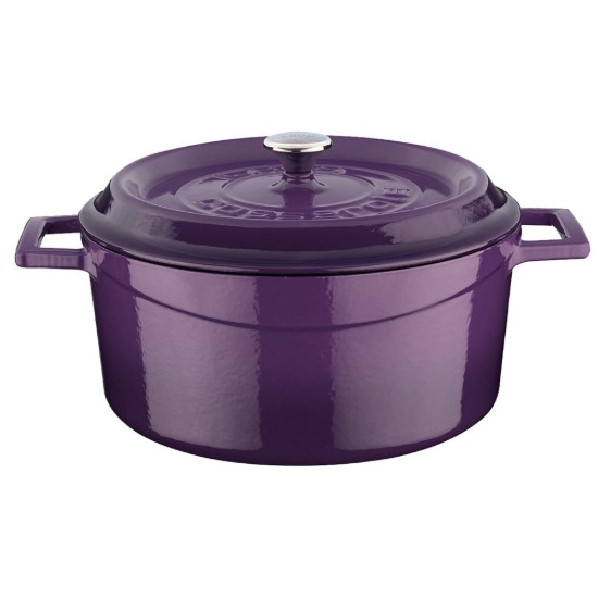 Steelpan, gietijzer, 32 cm, serie "Trendy", paars - LAVA-merk