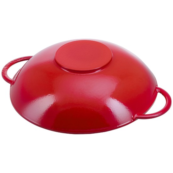  Wok pan, cast iron, 37 cm, Cherry - Staub