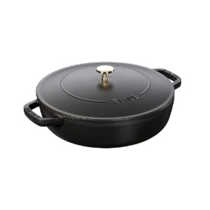 Chistera braadpan, gietijzer, 28 cm, Black - Staub