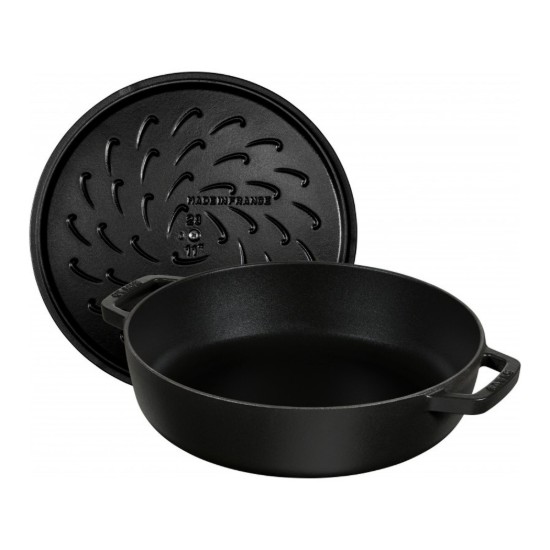 Casseruola Chistera, ghisa, 28 cm, Black - Staub