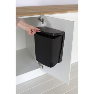 Pattumiera da incasso, plastica, 10 L, Nero - Brabantia