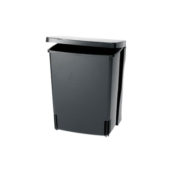 Inbouw prullenbak, kunststof, 10 L, Zwart - Brabantia