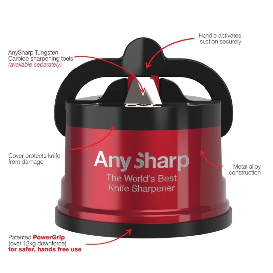 Messenslijper "Pro", Red - AnySharp