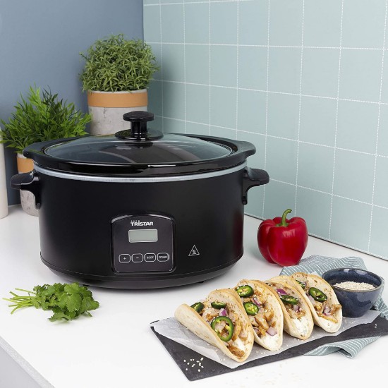 Oala electrica slow cooker, 4,5 L, 210 W - Tristar