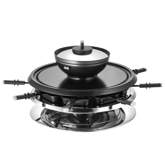 Piano cottura elettrico Raclette Multi 4 in 1, 1300 W - Unold