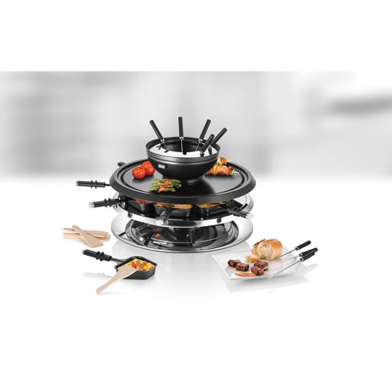 Piano cottura elettrico Raclette Multi 4 in 1, 1300 W - Unold