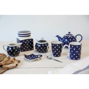 Set di zuccheriera e lattiera, ceramica – London Pottery