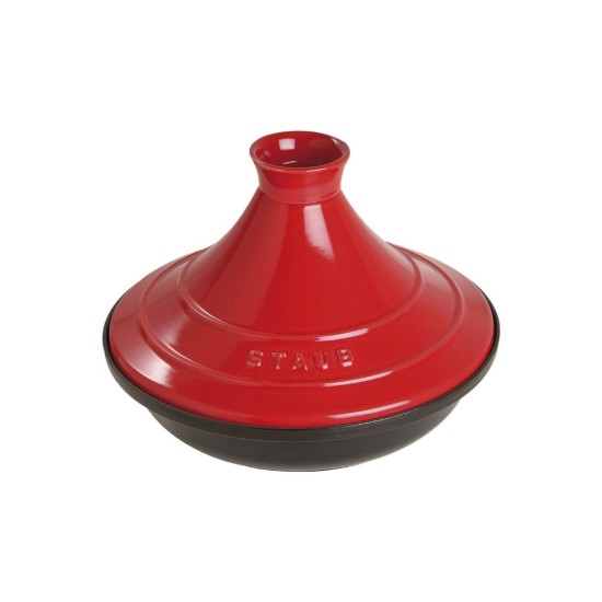 Tajine in ghisa con coperchio in ceramica, 28 cm, Cherry - Staub 
